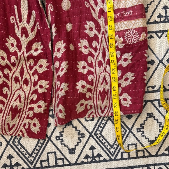 Hand Crafted Multicolor Patchwork Jacket - Picture 15 of 15